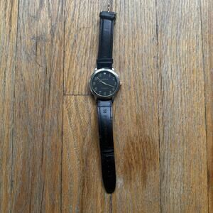 Watch-It MLN 3226 Quartz Watch – Genuine Leather Strap – New Battery – Classic